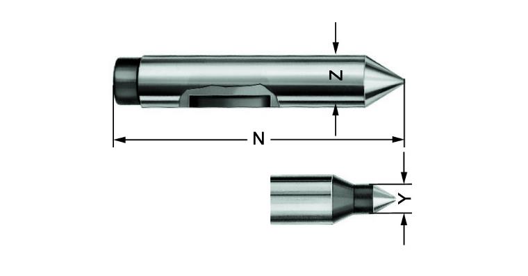 Zentrierspitze CoAE, Spannkreis-Ø 20