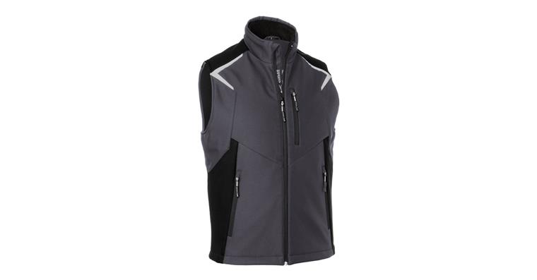 Softshell vest BODYFORCE anthracite/black size 3XL