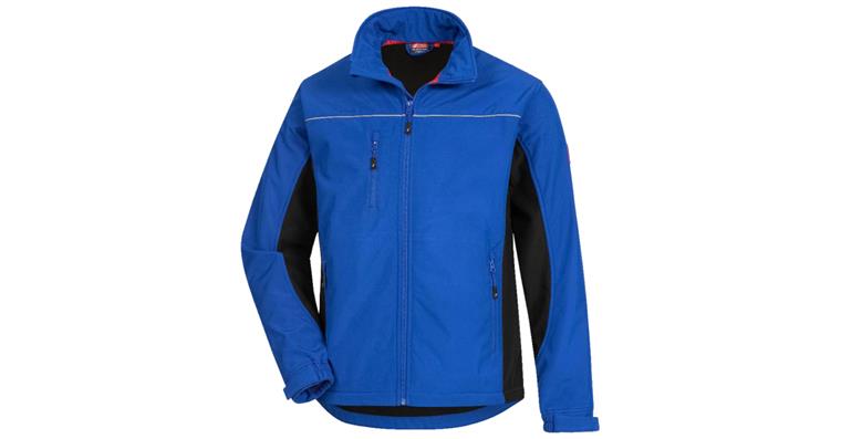 Softshell jacket Motion Tex cornflower blue/black size 3XL
