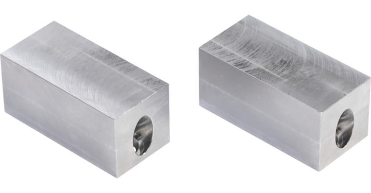 ATORN Aufsatzbacken Aluminium für RS-Z 125 Grundbacken 165 x 55 x 60 mm