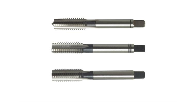ATORN Handgewindebohrer-Satz HSSE A/D/C 352 0 Grad M5 0,8 mm ISO2 D/S 3xD