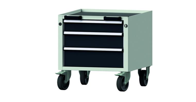 1082252602 Rolling container model 18 V WxDxH 570x615x575 mm RAL 7035/7016