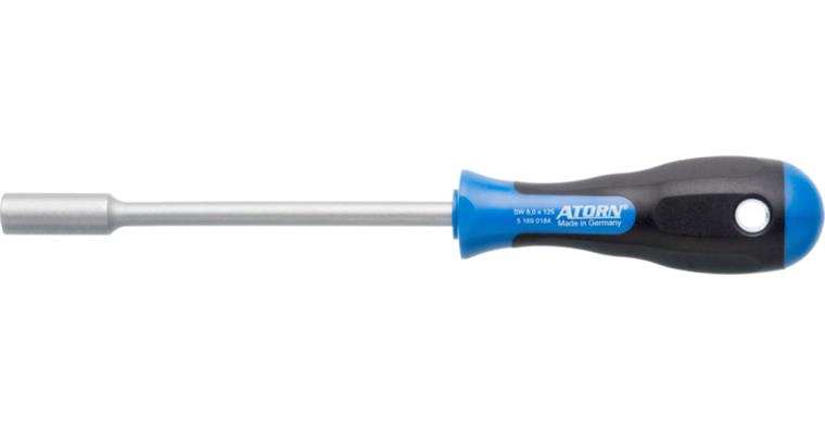 ATORN Sechskant-Steckschlüssel 8 mm 2-K Griff