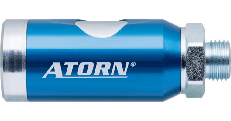 ATORN rotating safety coupling with button, G 1/2 inch with male thread