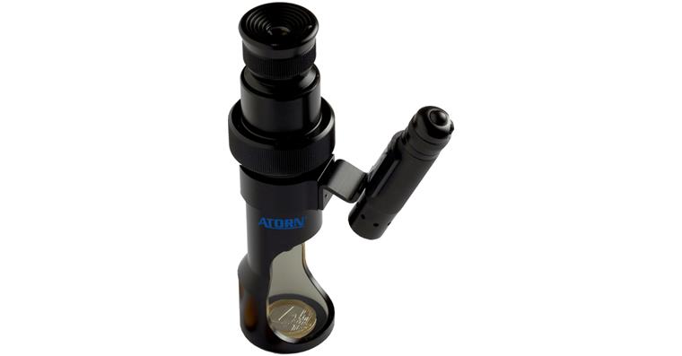 1039249101 ATORN Messmikroskop Vergrößerung 20-fach, mit LED-Beleuchtung, Messspanne 7 mm