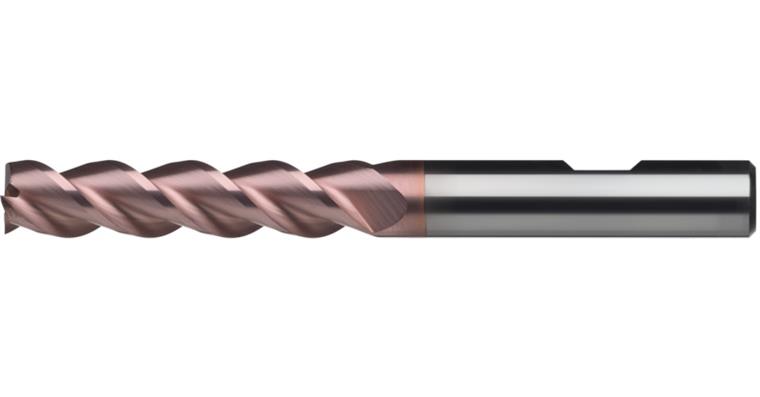 ATORN Vollhartmetall-Bohrnutenfräser Z=3 lang 11,00 mm ultra Schaft DIN 6535 HB