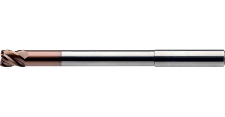 ATORN solid carbide end mill, X-long diameter 4.0 x 8 x 60 x 100 mm, T=4 RT65