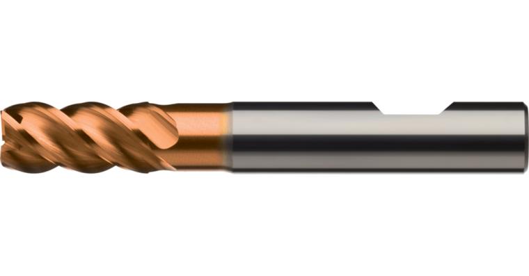 ATORN solid carbide end mill T4 HB, 10.0 x 20 x 30 x 72 mm, coated