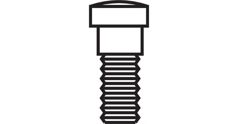 1005501044 indexable insert spare parts, clamping screw M 3.5 x 7.5 mm