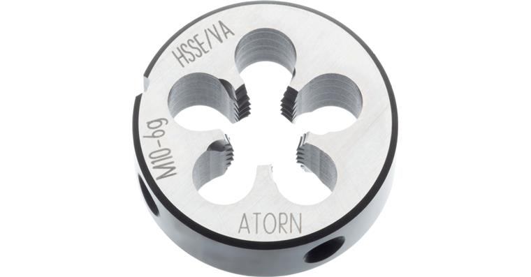 ATORN threading die HSSE M6 1 mm 20 mm 6g 22568