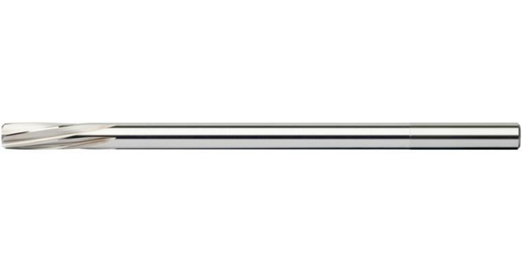 ATORN Reibahle lang HSSE Z=6 B 10 Grad 6,0 mm H7 x 250 mm x 35 mm HA DIN 212