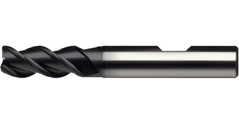 ATORN square end mill PM TiAlN, 5.0 mm, type W shank DIN 1835B T=3