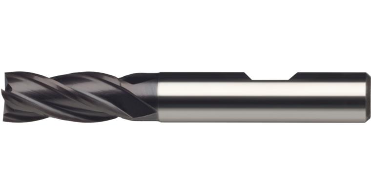 ATORN end mill HSSE-PM-TIALN, 4.0 mm, type N, DIN 844, short