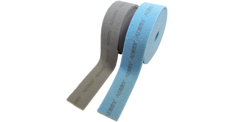 Abraflex Schleifvlies Rolle 115 mm breit, 10 m lang Korn A-280, grob, Farbe blau