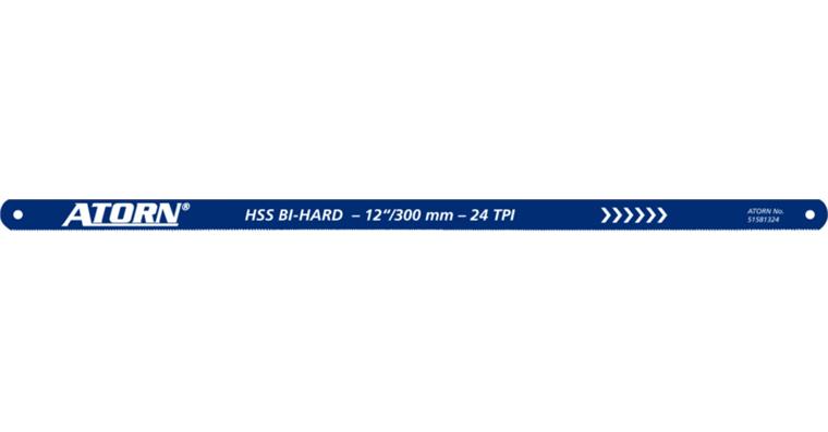 ATORN Handsägeblätter 18 Zähne 300x13x0,65 mm HSS-Bi-Metall