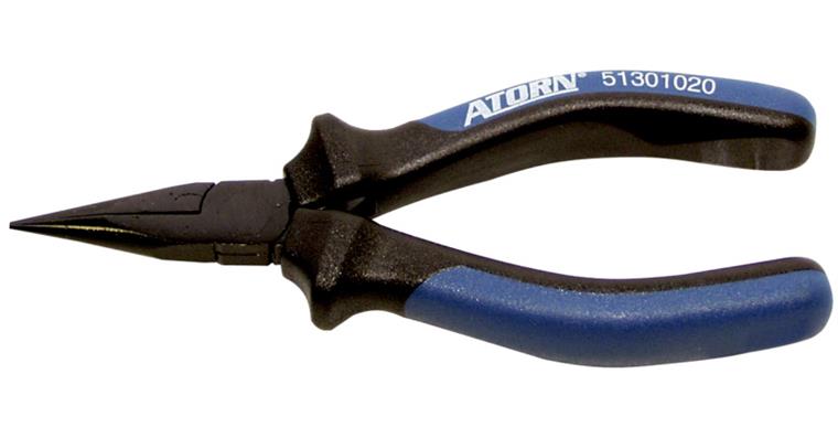 ATORN electronics pointed pliers, 125 mm, straight