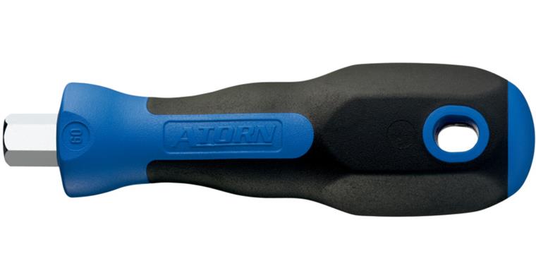 ATORN 1/4 inch bit holder screwdriver with 2-component handle