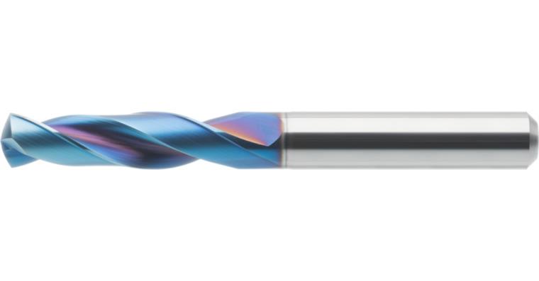 ATORN VHM TiAlSiN HPC Hartbohrer 3xD Durchmesser 5,0 mm x 6 mm x 66 mm HA Extern