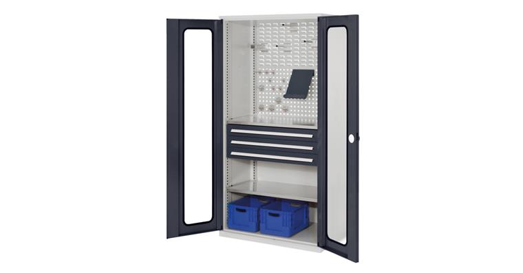 1082555417 Cabinet with viewing window door MOD.5 7035/7016