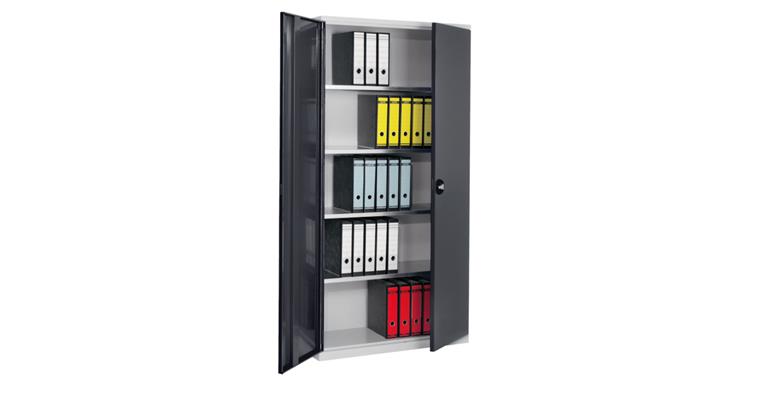 1085115301 Universal-Flügeltürschrank 1950 x 1000 x 410 mm RAL 7035/7016