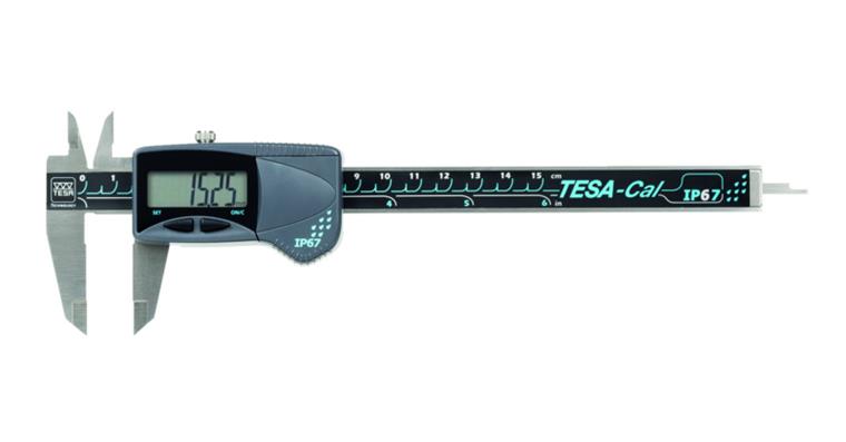 TESA-CAL IP67 digital pocket vernier callipers 0-300 mm without data output