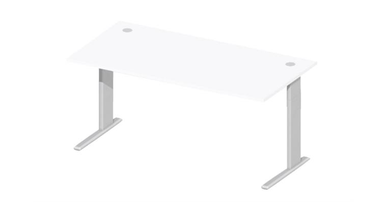 1082332106 DESK COMFORT H640-820xW1600xD800 mm DECOR white