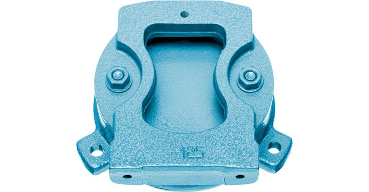 ATORN rotary base for 100 mm parallel vice, blue