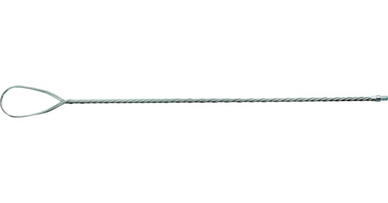 ATORN wire handle for pipe brushes, 1,000 mm with eyelet and 1/2 inch thread