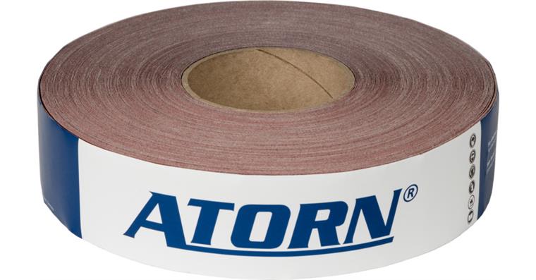 ATORN Schleifgeweberolle Korund (AO) K240 50mm x 50m