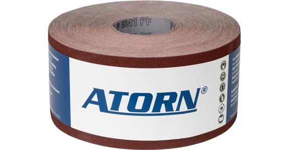 ATORN Schleifgeweberolle Korund (AO) K240 115mm x 50m