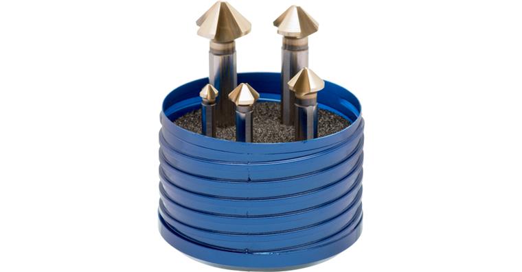 ATORN Kegelsenker-Satz 90 Grad HSS extrem ungleich geteilt 6,3-20,5 mm 3-Flächen