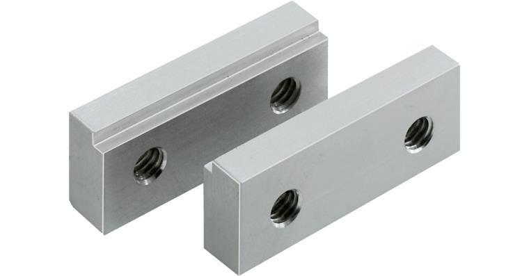 ATORN clamping jaw size 1 offset, soft stainless steel, for vice 30380118