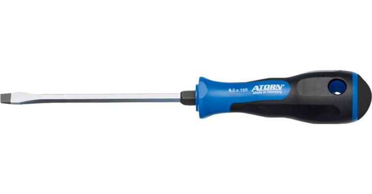 ATORN slotted screwdriver 7.0 x 1.2 x 130 mm, striking cap