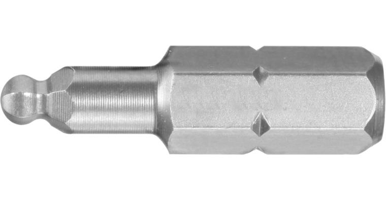 ATORN Bit C6,3 6kant HEX SW 2,5 x 25 mm mit Kugelkopf