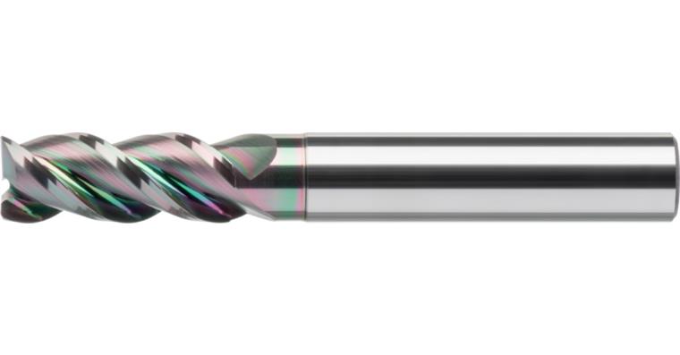 ATORN end mill, length 64 mm, shaft diameter 8 mm, cutting diameter 8 mm