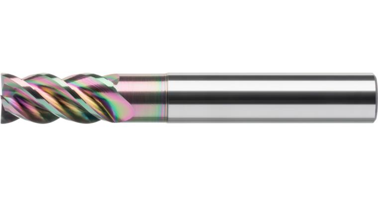 ATORN solid carbide HPC end mill Z4 HA shaft diameter 8.0 x 16 x 63 mm