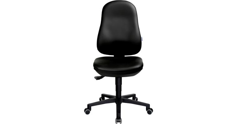 1082468102 ATORN Arbeitsstuhl mit Hartbodenrollen Kunstleder