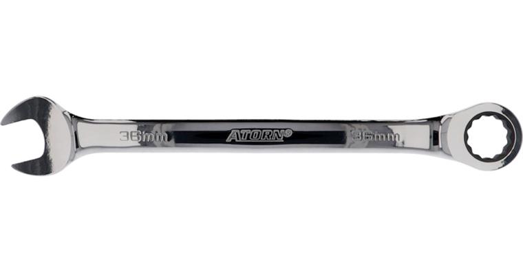 ATORN ratchet combination wrench, straight, 36 mm