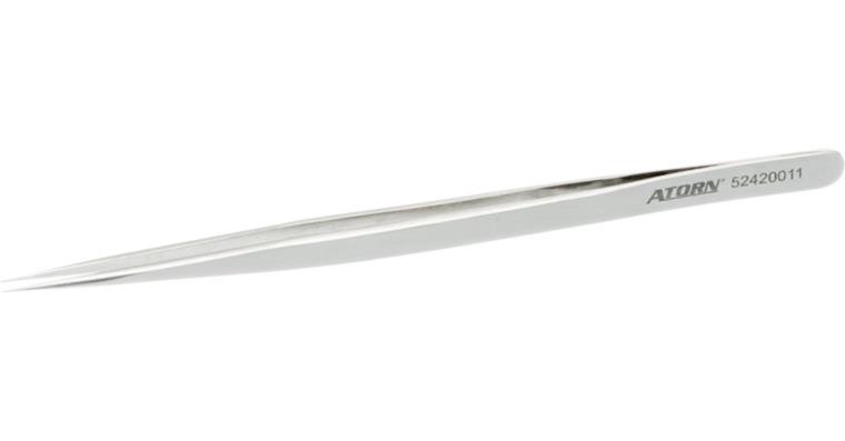ATORN tweezers anti-magnetic 140 mm fine tips