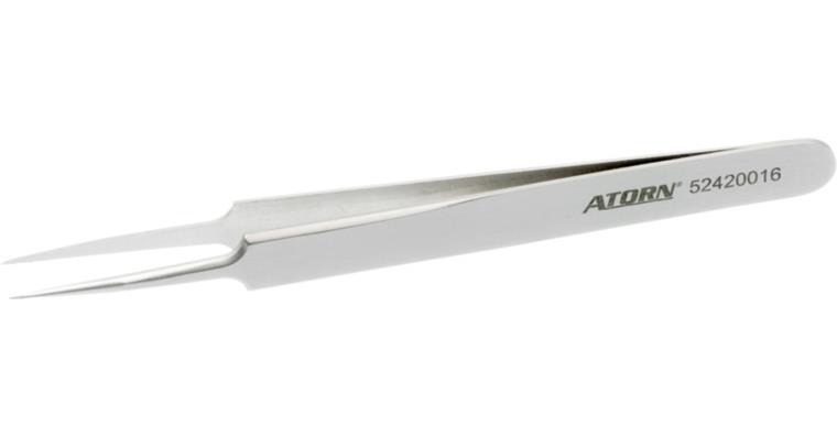 ATORN tweezers non-magnetic 120 mm finest straight tips