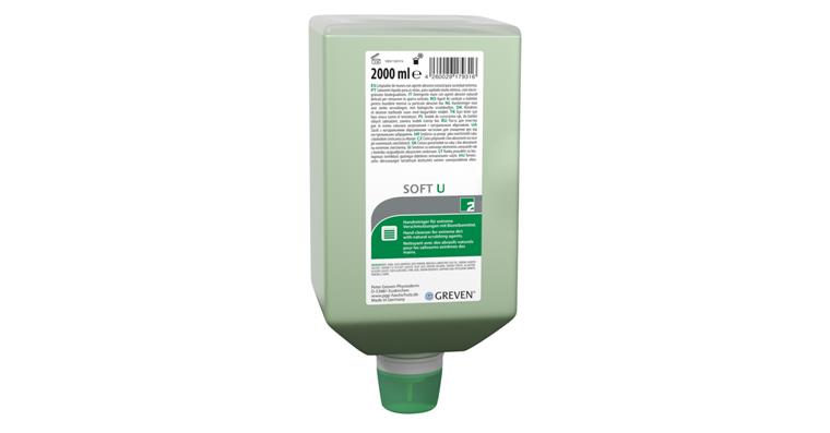 1093101351 Hautreiniger Soft U 2000 ml Flasche rückfettend, Seifen- und Lösemittelfrei