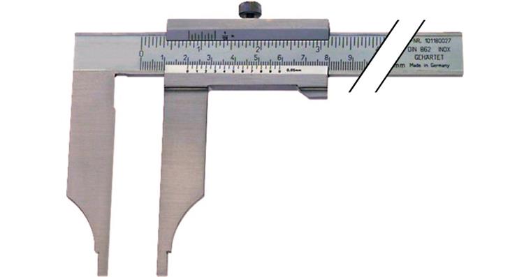 ATORN INOX workshop vernier callipers 500 mm w/o blade tips or fine adjustment