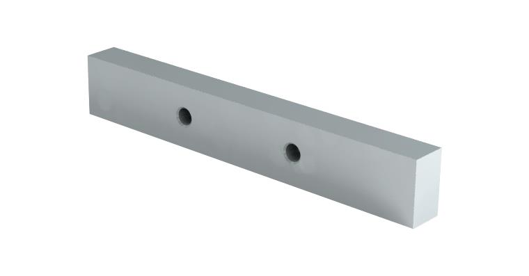 ATORN screw-in jaw, smooth 120 mm