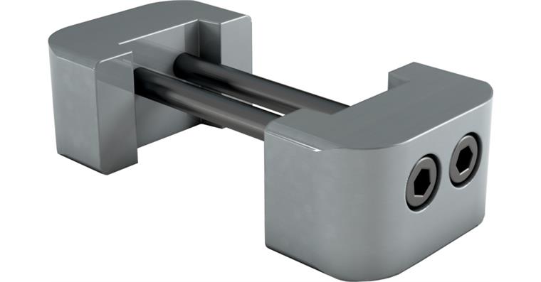 ATORN adapter set for clamping rails, B 120 mm