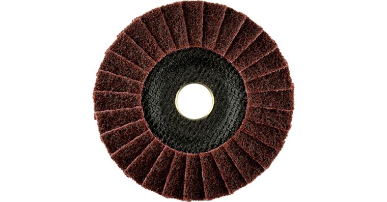 ATORN Polierfächerscheibe Vlies 125x22,23 mm mittel, grob, braun