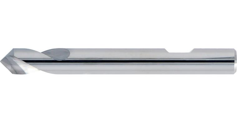 NC spotting drill, solid carbide, 90° diameter 8 mm x 79 mm HB shaft
