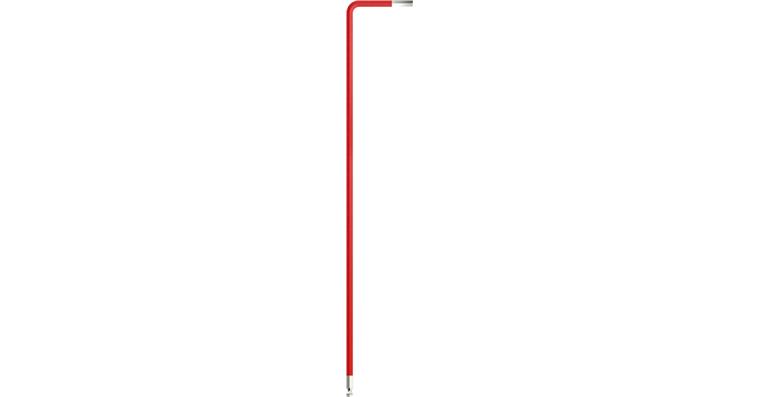 ATORN Sechskant-Winkelschraubendreher lang Kugelkopf RAL 3001 lackiert SW 1,5 mm