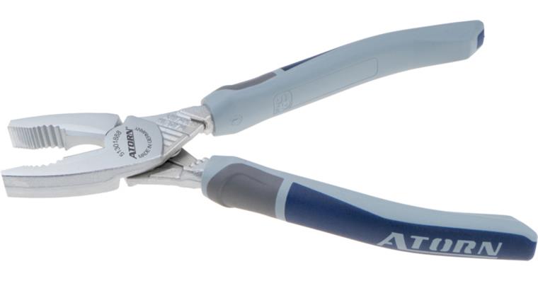 ATORN heavy-duty combination pliers 180 mm, 3C handles
