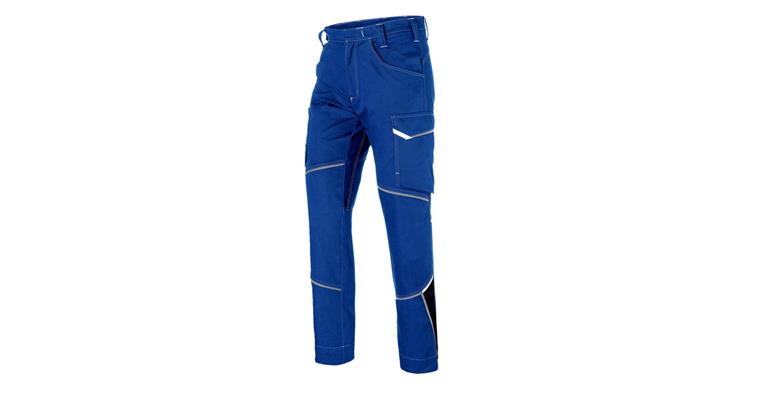 Trousers IconiQ cornflower blue/black sz. 56