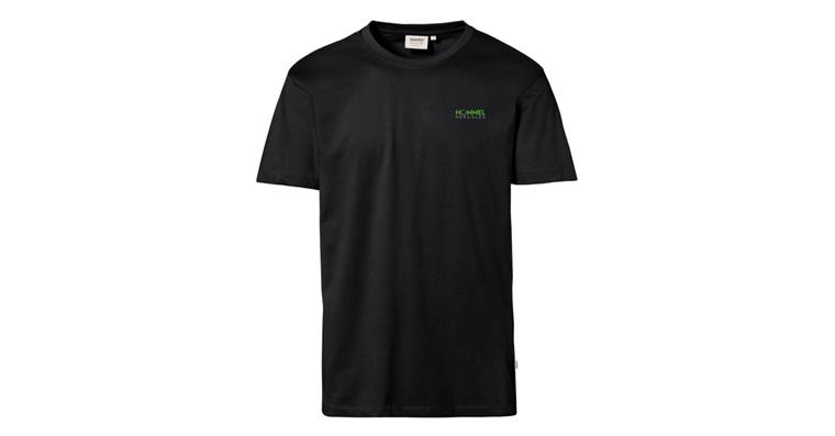 1000069647 Men's T-shirt Classic with Hommel Hercules logo black size 5XL
